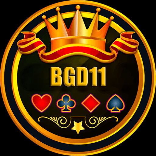 BGD11 cartoon characters with coins and a mobile gaming screen in Bangladesh theme